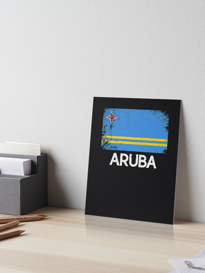 Aruban Flag T-Shirt | Vintage Made In Aruba Gift Aruban Flag T-Shirt | Vintage Made In Aruba Gift