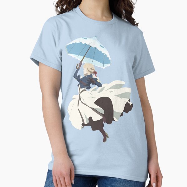 Vista previa del artículo con la obra «Violet Evergarden - Parasol - Arte minimalista», diseñado y vendido por Cae Grey.