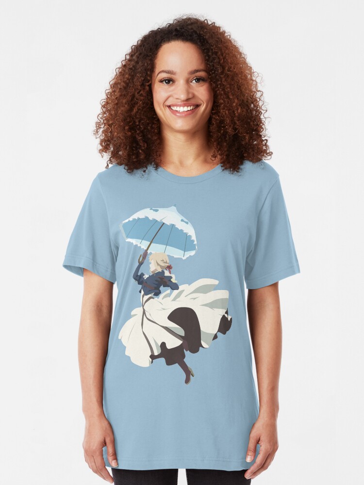 Alternate view of Violet Evergarden - Parasol - Minimalist Art Slim Fit T-Shirt