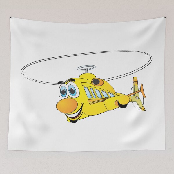 Item preview, Yellow Helicopter Cartoon. designed and sold by Scott Hayes.