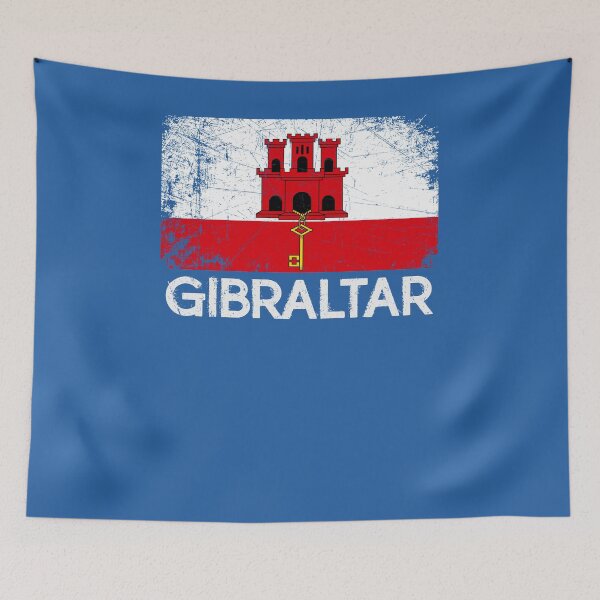 Item preview, Gibraltar Flag Design | Vintage Made In Gibraltar Gift designed and sold by melsens.