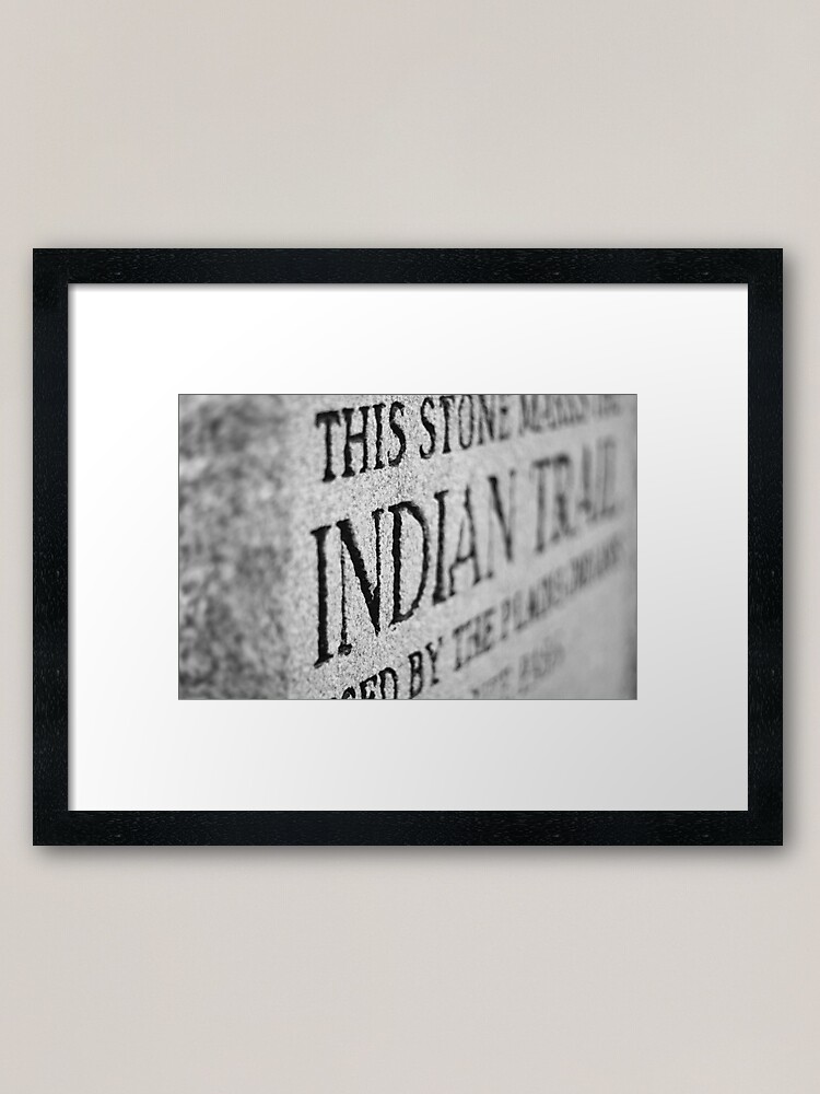 Alternate view of Stone, Indian Trail Photograph Framed Art Print