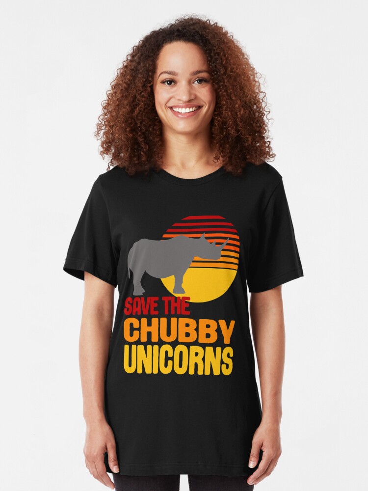 chubby unicorn t shirt uk