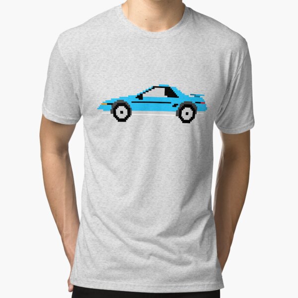 8Bit American Mid-Engine Sportscar Tri-blend T-Shirt