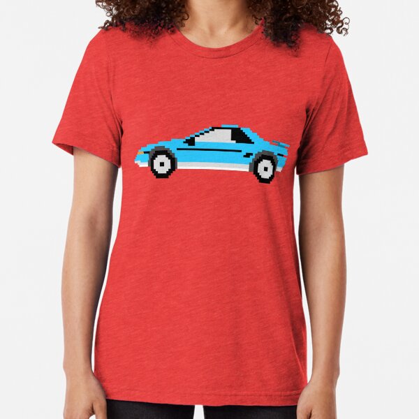 8Bit American Mid-Engine Sportscar Tri-blend T-Shirt
