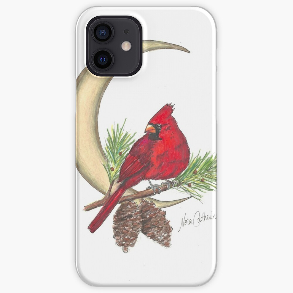 Cardinal - watching over me iPhone Case & Cover