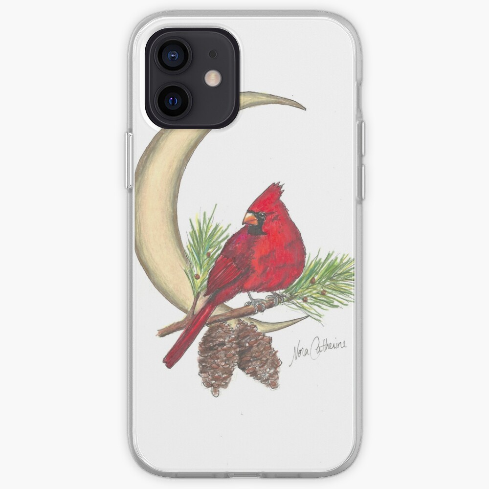 Cardinal - watching over me iPhone Case & Cover