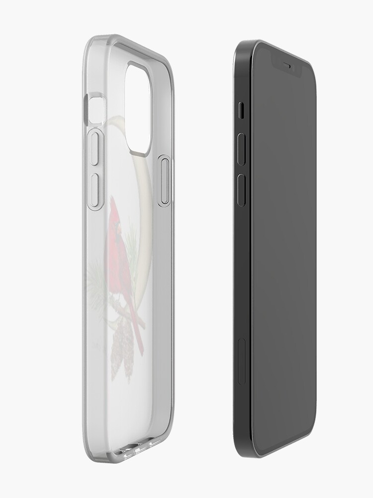 Alternate view of Cardinal - watching over me iPhone Case & Cover