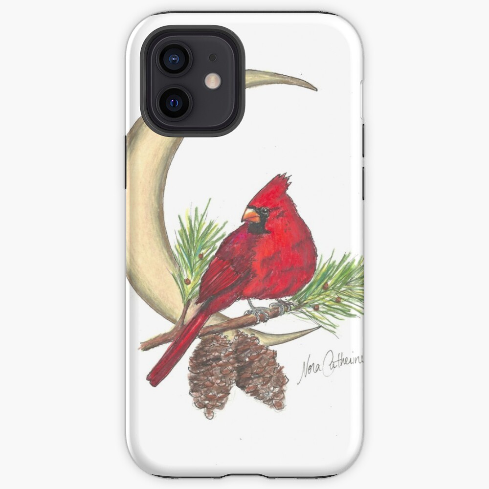Cardinal - watching over me iPhone Case & Cover