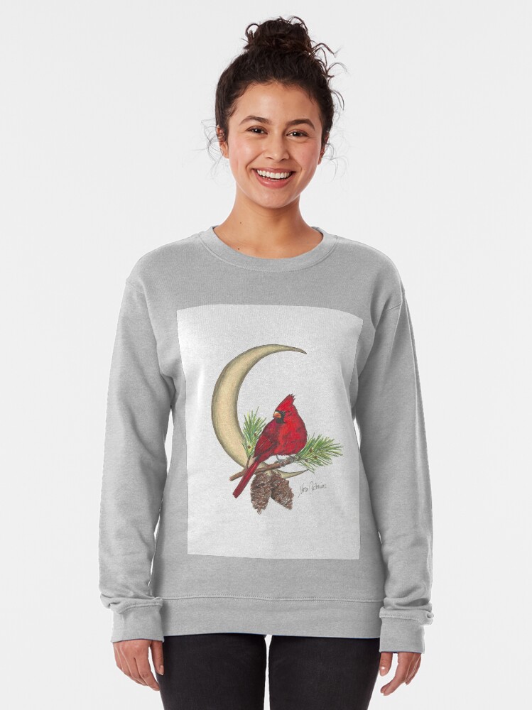 Alternate view of Cardinal - watching over me Pullover Sweatshirt