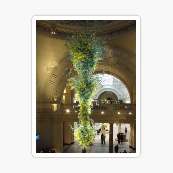 "V&A Glass Sculpture" Sticker for Sale by cathpinc Redbubble