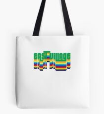 Awesome East Village Retro Disco Design Tote Bag