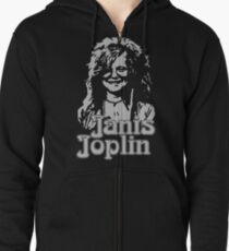 Janis Joplin Zipped Hoodie