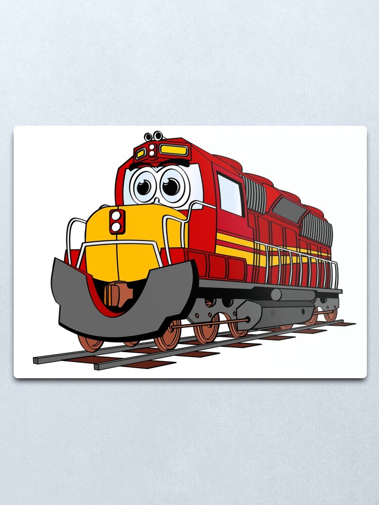 Lámina metálica «Dibujos animados de motor de tren rojo» de Graphxpro | Redbubble Lámina metálica «Dibujos animados de motor de tren rojo» de Graphxpro | Redbubble