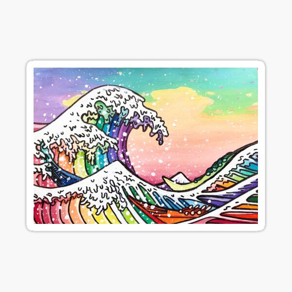 Item preview, The Great Wave Color Splash designed and sold by jessicaanderson.