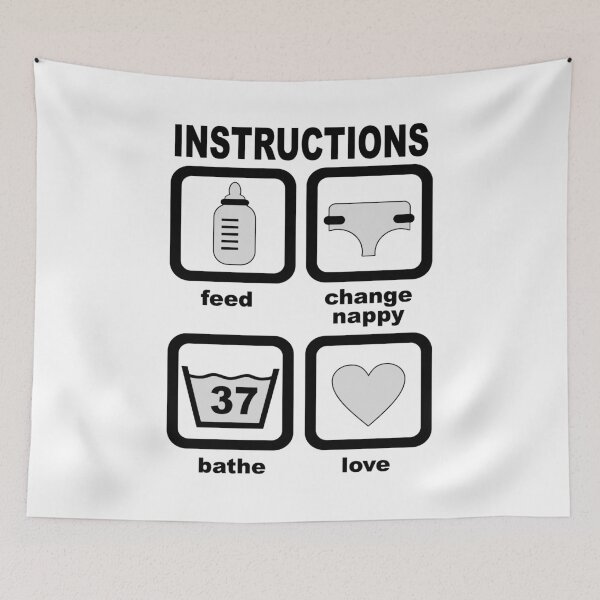 Item preview, Baby Instructions designed and sold by Vectorqueen.