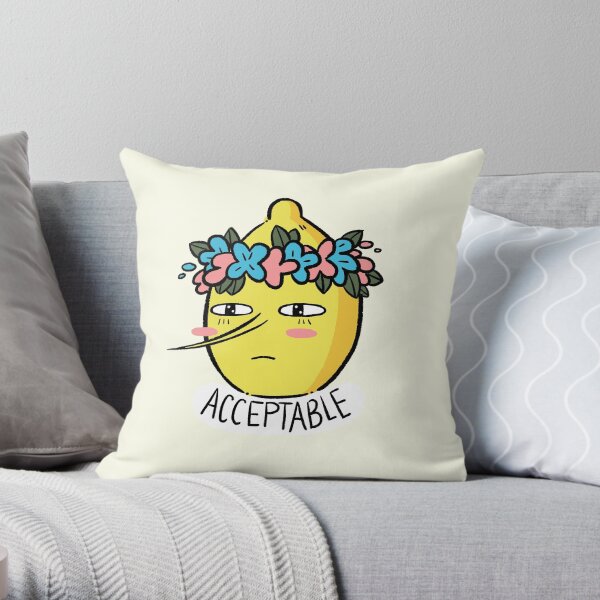 Lemongrab doux Coussin