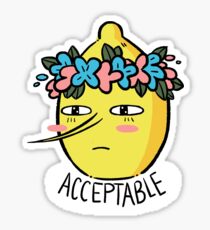 Weiches Zitronengras Sticker