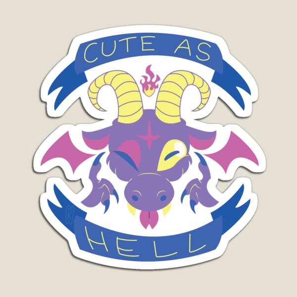 Cute as Hell Magnet