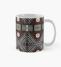 Fijian Tapa Cloth 7 by Hypersphere Mug