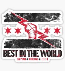 Best In The World - CM Punk Sticker