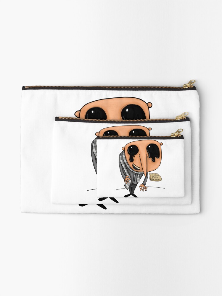 Gru Meme Face Zipper Pouch for Sale by itsjustpeachy