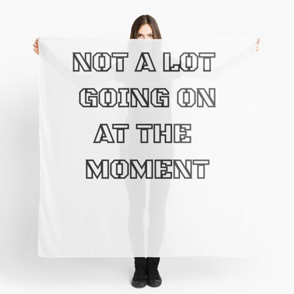 Item preview, Not a Lot Going on at the Moment T Shirt white black designed and sold by we1000.