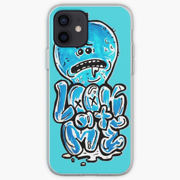 Mr Meeseeks from Rick and Morty™ "Look At Me" Retro Graffiti Throwback - Meeseeks and Destroy iPhone Soft Case