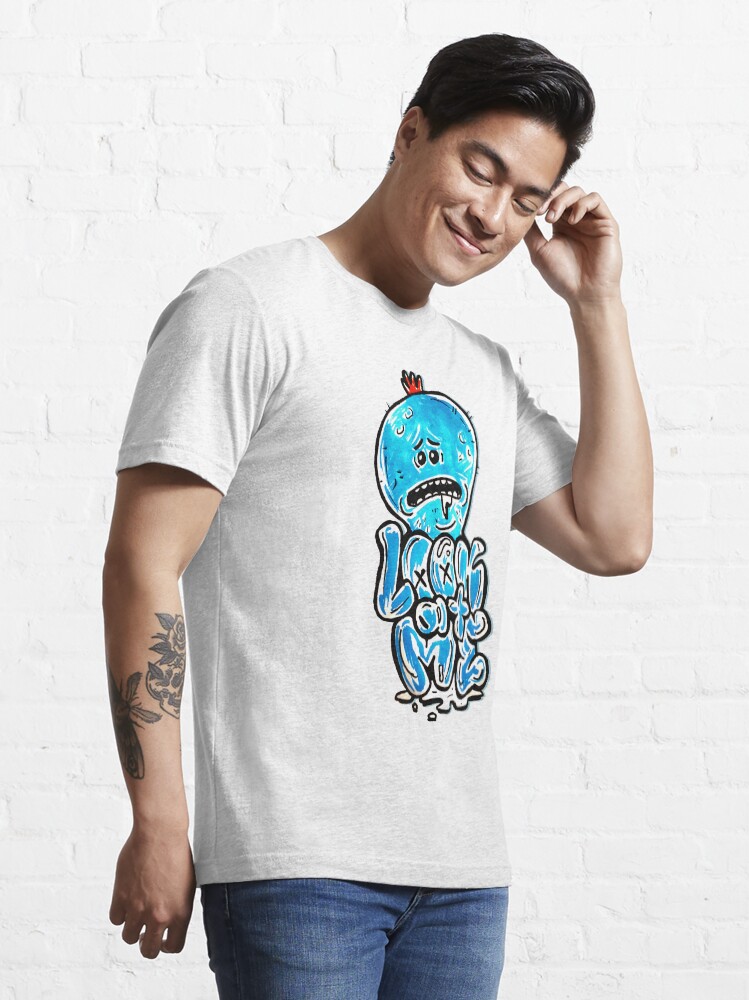 Alternate view of Mr Meeseeks from Rick and Morty™ "Look At Me" Retro Graffiti Throwback - Meeseeks and Destroy Essential T-Shirt