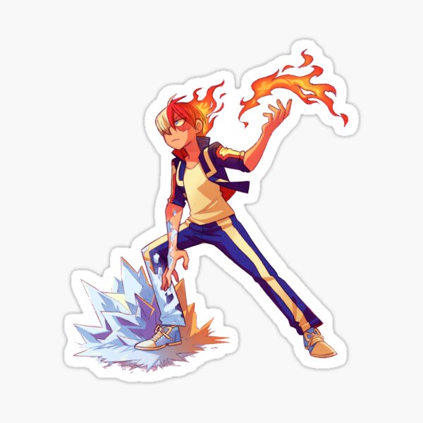 Fire & Ice Sticker