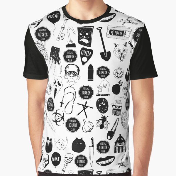 Vintage Horror Club Graphic T-Shirt