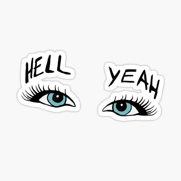 eyes  Sticker for Sale by abigailscherer