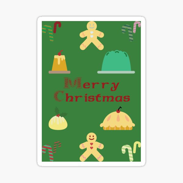 Christmas Food Sticker