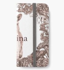 Personalised Name Art Design - Kangaroo iPhone Wallet/Case/Skin