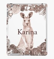 Personalised Name Art Design - Kangaroo iPad Case/Skin