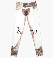 Personalised Name Art Design - Kangaroo Leggings