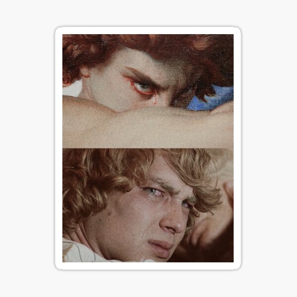 Fallen Angel by Alexandre Cabanel (1868) / Cody Fern as Michael Langdon Sticker