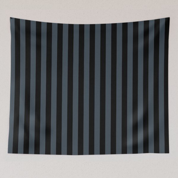 Item preview, Charcoal Gray and Black Vertical Stripes designed and sold by ColorPatterns.