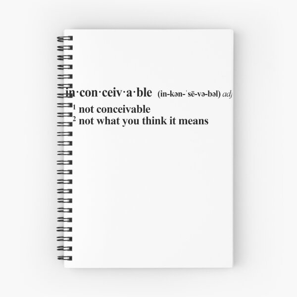 Item preview, inconceivable - not what you think it means designed and sold by digerati.