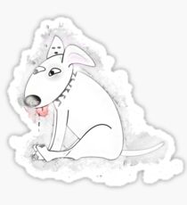 Dog animal glowing Art Sticker