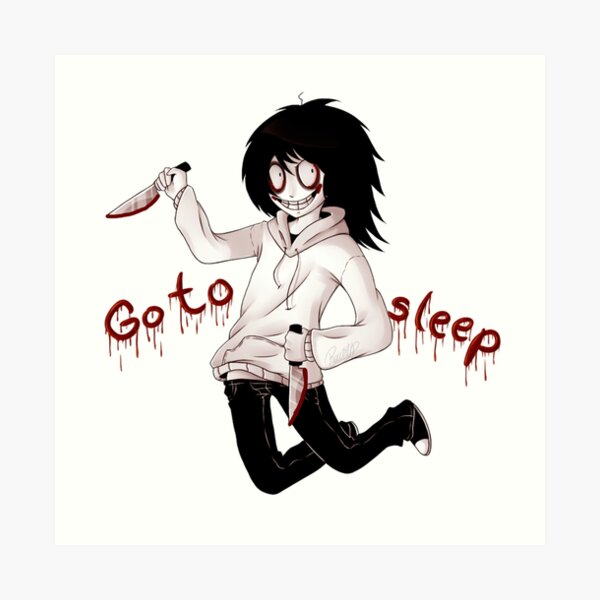 Jeff The Killer Print - KillerMillerArt - Paintings & Prints, People &  Figures, Animation, Anime, & Comics, Other Animation, Anime, & Comics -  ArtPal