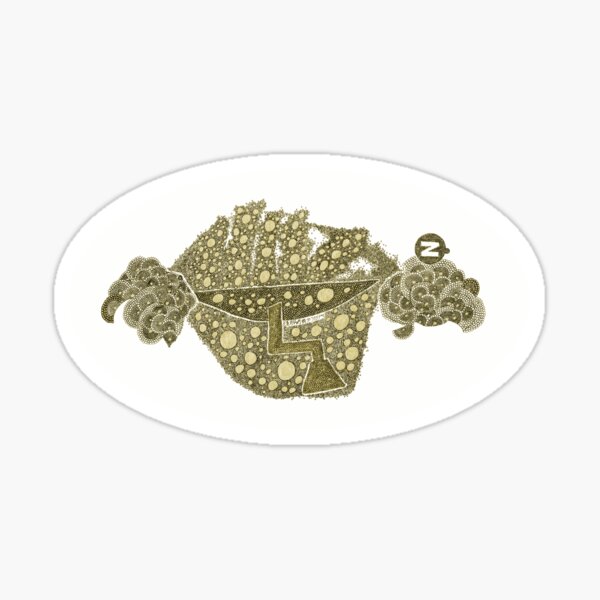 Carrickalinga Map 1 Gold Sticker