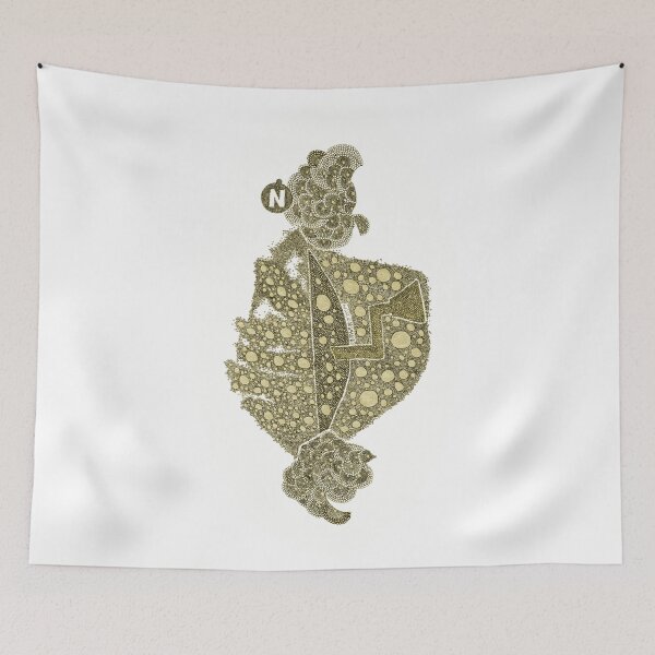 Item preview, Carrickalinga Map 1 Gold designed and sold by TripodDogShop.