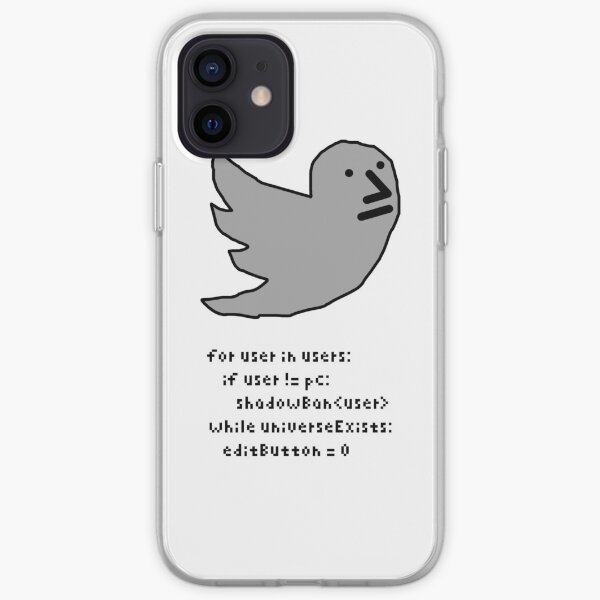 Idiot Bird Hip Limited Character Communication Tool iPhone Soft Case
