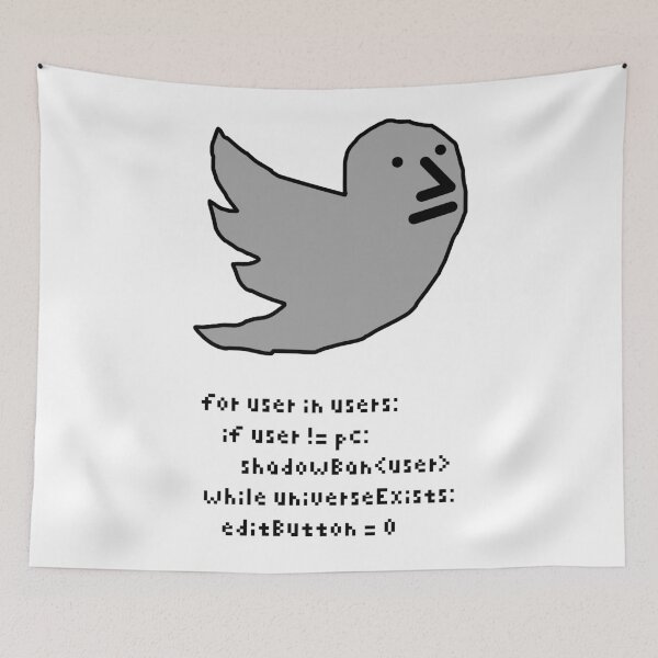 Item preview, Idiot Bird Hip Limited Character Communication Tool  designed and sold by joshcartoonguy.