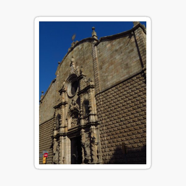 Esglesia de Betlem, La Rambla, Barcelona Sticker