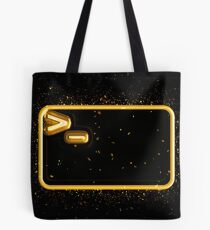 Bash terminal golden Gold Tote Bag