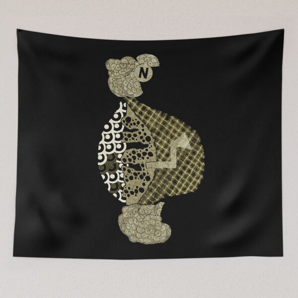 Item preview, Carrickalinga Map 3 Midnight Gold designed and sold by TripodDogShop.