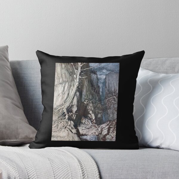 Item preview, The Valkyrie - Fafner Guards His Treasure (Rackham) designed and sold by ArtHistorical.