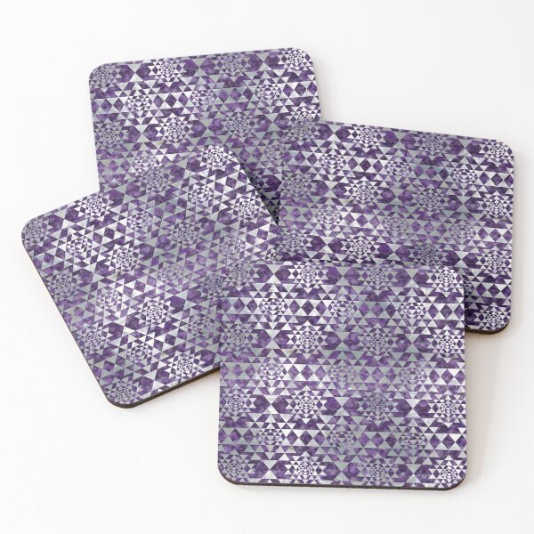 Item preview, Sri Yantra  / Sri Chakra Pattern - Pearl Amethyst designed and sold by Nartissima.